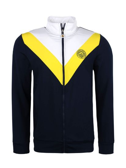 Image de Fenerbahçe Lacivert Tribün Tek Renk Logolu Erkek Sweatshirt