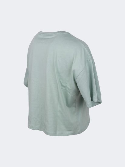 Image de Kadın Mint Trend Palamut Crop Tshirt