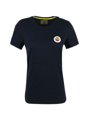 Image de Fenerbahçe Lacivert Tribün Kadın Basic Tshirt