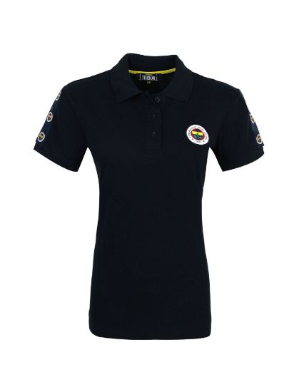 Image de Fenerbahçe Lacivert Tribün Basic Kadın Polo Tshirt