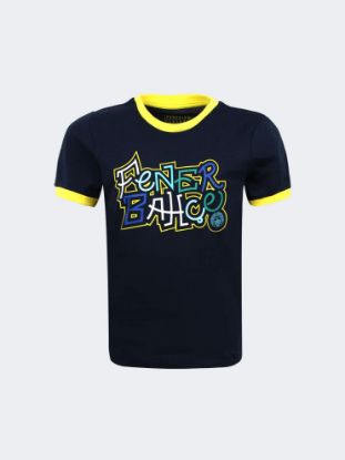 Image de Fenerbahçe Lacivert Çocuk Tribün Graffiti Tshirt