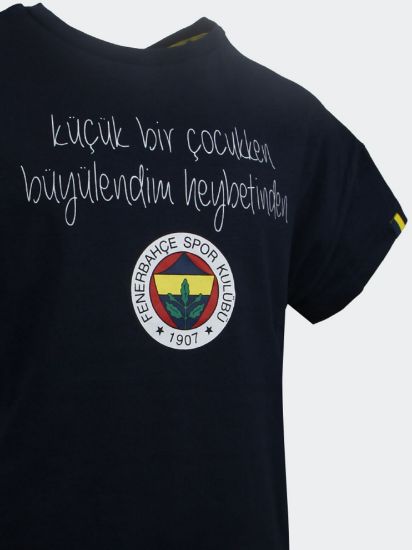 Image de Çocuk Lacivert Tribün Renk Değiştiren Baskılı Tshirt