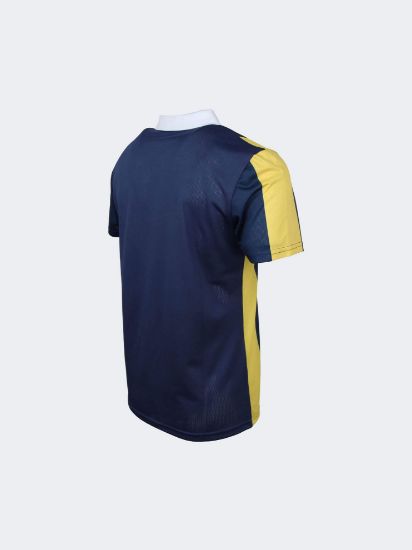 Image de Çocuk Sarı Lacivert Çubuklu Patlı Polo T-Shirt