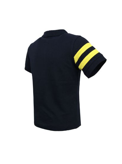 Image de Fenerbahçe Lacivert Tribün Tek Renk Logolu Polo Çocuk Tshirt