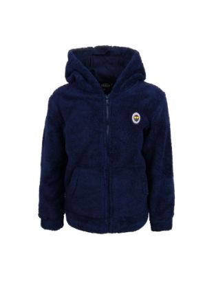 Image de Fenerbahçe Lacivert Tribün 6 Renk Logolu Peluş Çocuk Sweatshirt