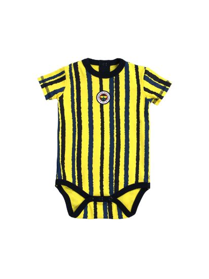 Image de Fenerbahçe Bebek Sarı Lacivert Çubuklu Body