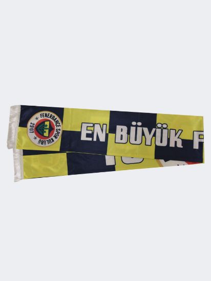 Image de Unisex Sarı-Lacivert Retro En Büyük Fenerbahçe Şal