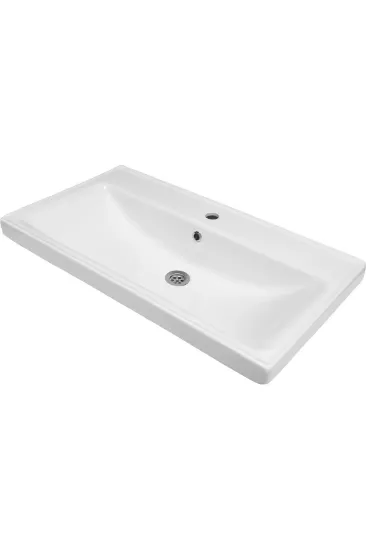 Image de KAREN BANYO New Bahar 80 Cm Lavabolu Banyo Dolabı Seti.boy Dolap Hediyeli