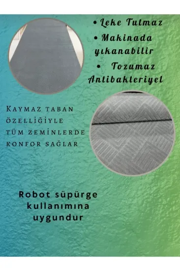 Image de Dinarsu Rölyef Kaymaz Taban Halı 6m2