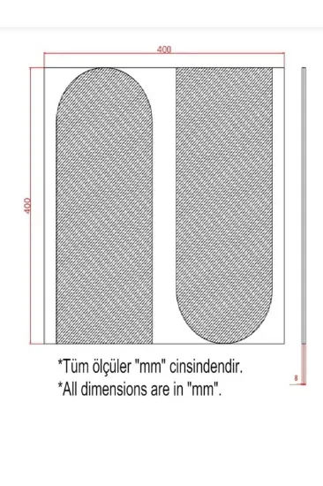 Image de TNCN Mobilya ALAÇATI DUVAR PANELİ (2 ADET) Dekoratif, Duvar Çıtası, Ahşap Duvar Paneli, Boyanabilir, Ham, Mdf