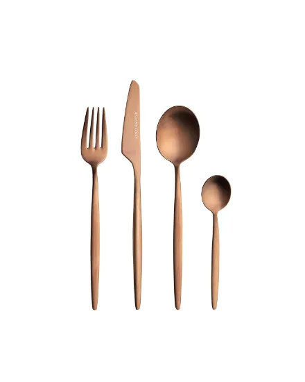 Image de Freya 24 pcs Çatal Bıçak Kaşık Seti - Bronz