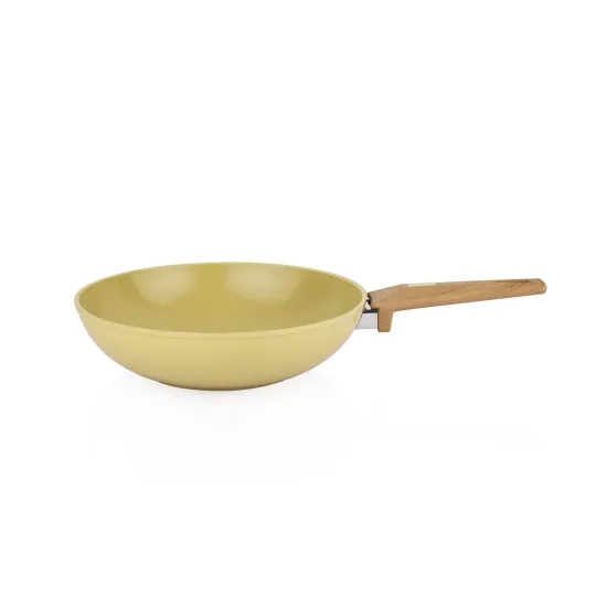 Image de Schafer Fiesta Seramik Wok Tava 28 Cm-Yeşil