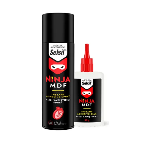 Image de Selsil Ninja MDF Hızlı Yapıştırıcı 200 ml + 50 gr