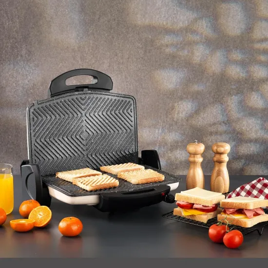 Image de Schafer Grill Chef Tost Makinesi-Krem