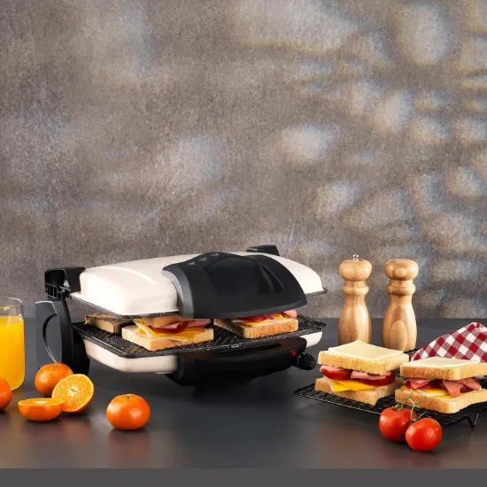 Image de Schafer Grill Chef Tost Makinesi-Krem