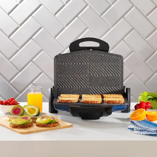 Image de Schafer Grill Chef Tost Makinesi-Mavi