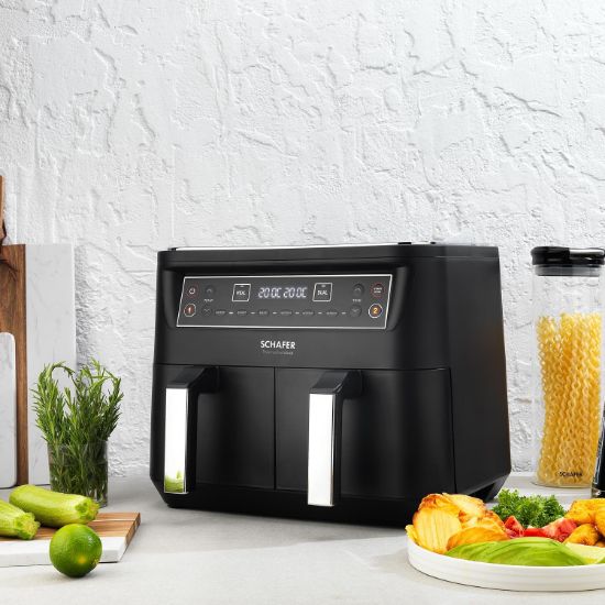 Image de Schafer Thermochef Dual Dijital Airfryer/Sıcak Hava Fritözü