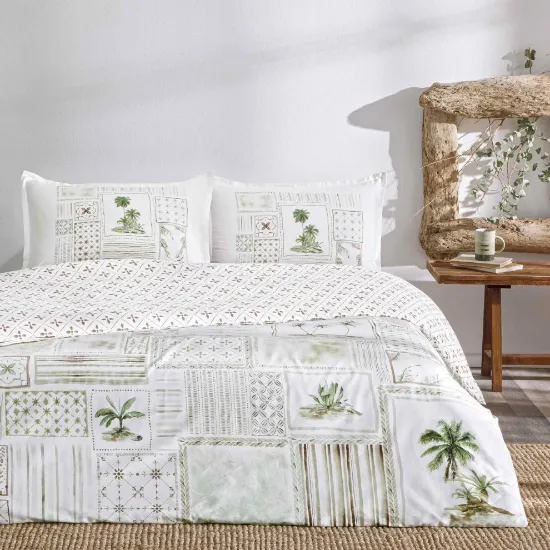 Image de Linens Allday Cashew Çift Kişilik Pamuk Saten Nevresim Takımı Çok Renkli