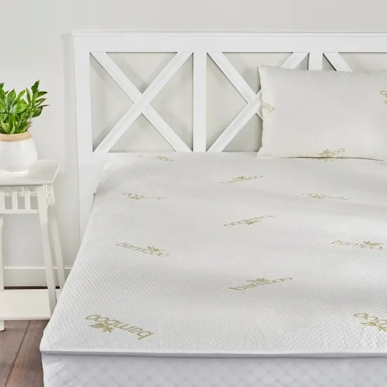 Image de Linens Luxury Bambu Sıvı Geçirmez King Size Yatak Alezi