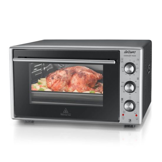 Image de AR2002 Cookart Maxi 50 L Çift Camlı Fırın - Inox