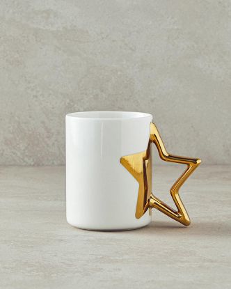 Image de Winter Star New Bone China Yılbaşı Kupa 400 ml Gold