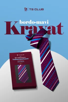 Image de  TRABZONSPOR KRAVAT BORDO-MAVİ