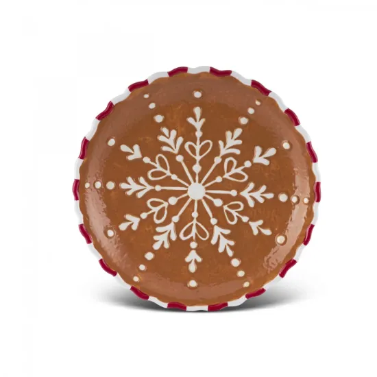 Image de Karaca New Year Yılbaşı Gingerbread Pasta Tabağı 20 Cm