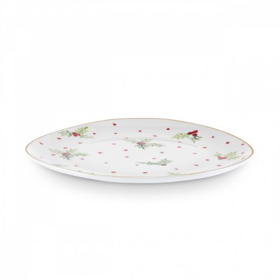 Image de Karaca New Year Yılbaşı Red Dot Pasta Tabağı 20,5 Cm