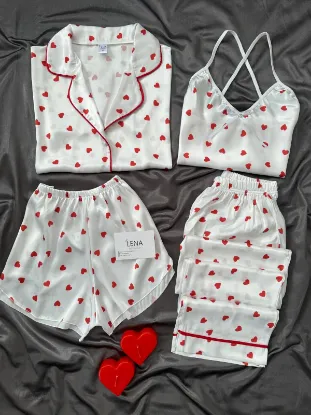 Image de My heart pijama ve şort takım