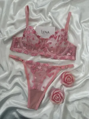 Image de Pembe Love bralet Takım