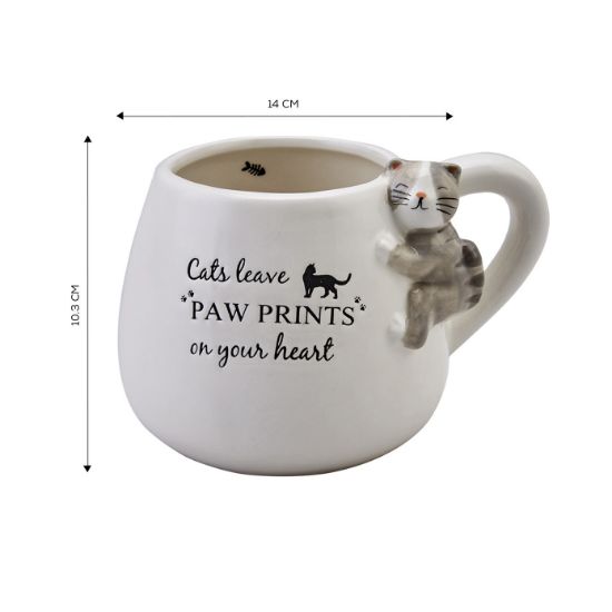 Image de Karaca Animal Cat Mug Kupa 465 Ml