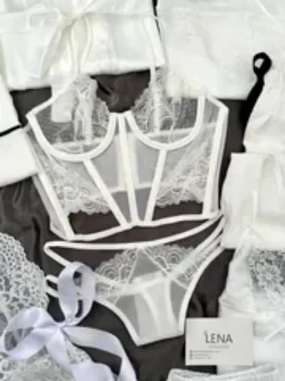 Image de Premium Ecru Bridal Set 